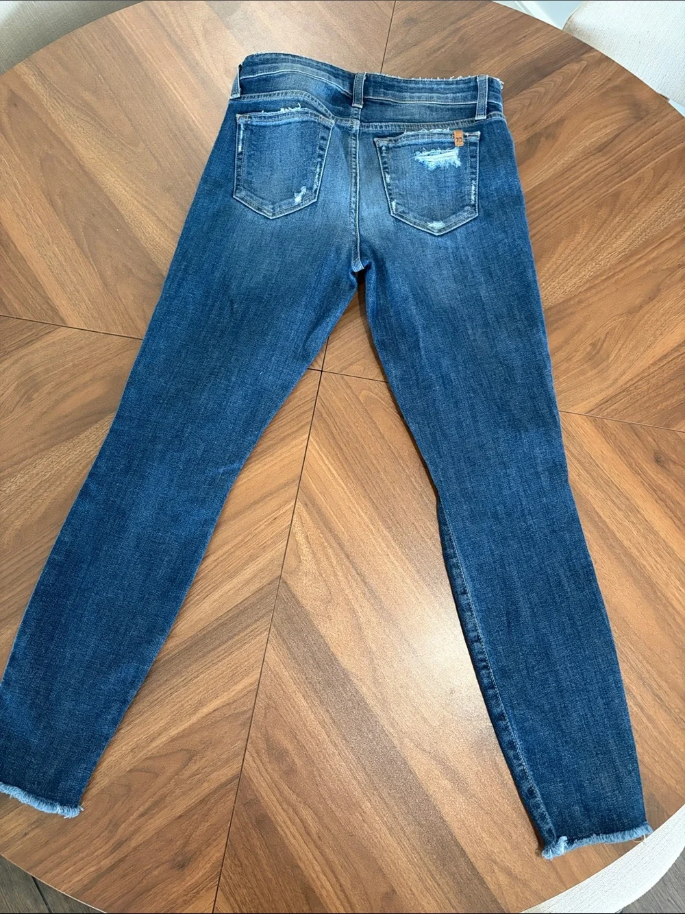 Joe's Jeans Dark Blue Ripped Skinny Jeans